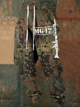 Herren MG42 Maschinen gewehr gedruckt lange Johns zartstils